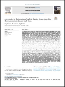 A new model for the formation of nephrite deposits: A case study of the Chuncheon nephrite deposit, South Korea